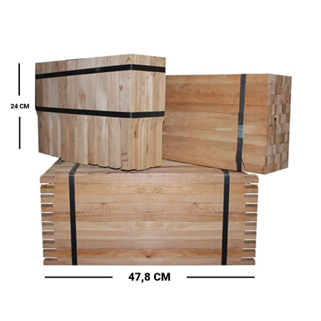 Çakılmamış demonte Çıta - Kanallı  (100 adet - Takım)